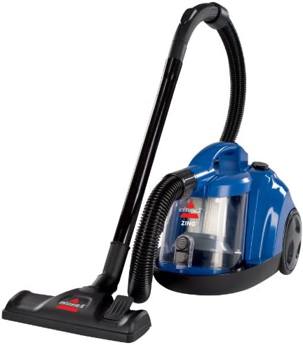 BISSELL Zing Bagless Canister Vacuum, Caribbean Blue