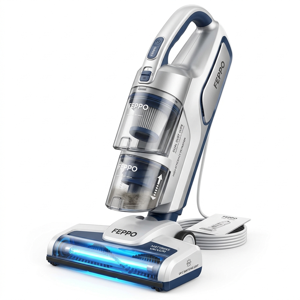 FEPPO Mattress Vacuum Cleaner (16 kPa)